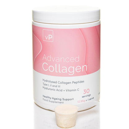 Advanced Collagen with Hyaluronic Acid - 12.95g x 30 Servings - Type 1 2 3 vP Vitality ProUS supplements