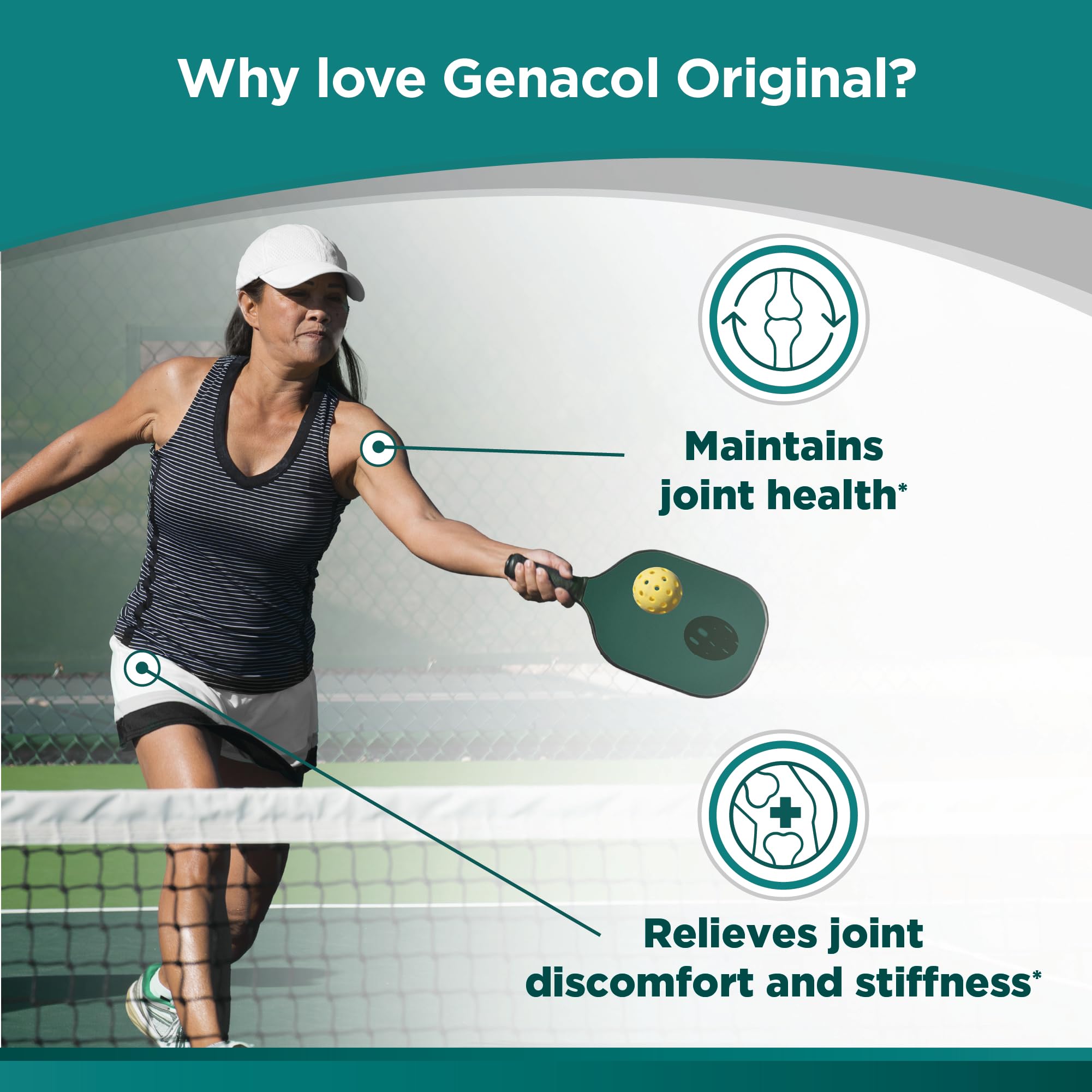 Collagen Peptides Joint Supplements for Men & Women by Genacol | Exclusive Hydrolyzed Collagen Pills | Helps Maintain Healthy Joints | Colageno Hidrolizado | Genacol Original 180 Capsules GenacolAu supplements