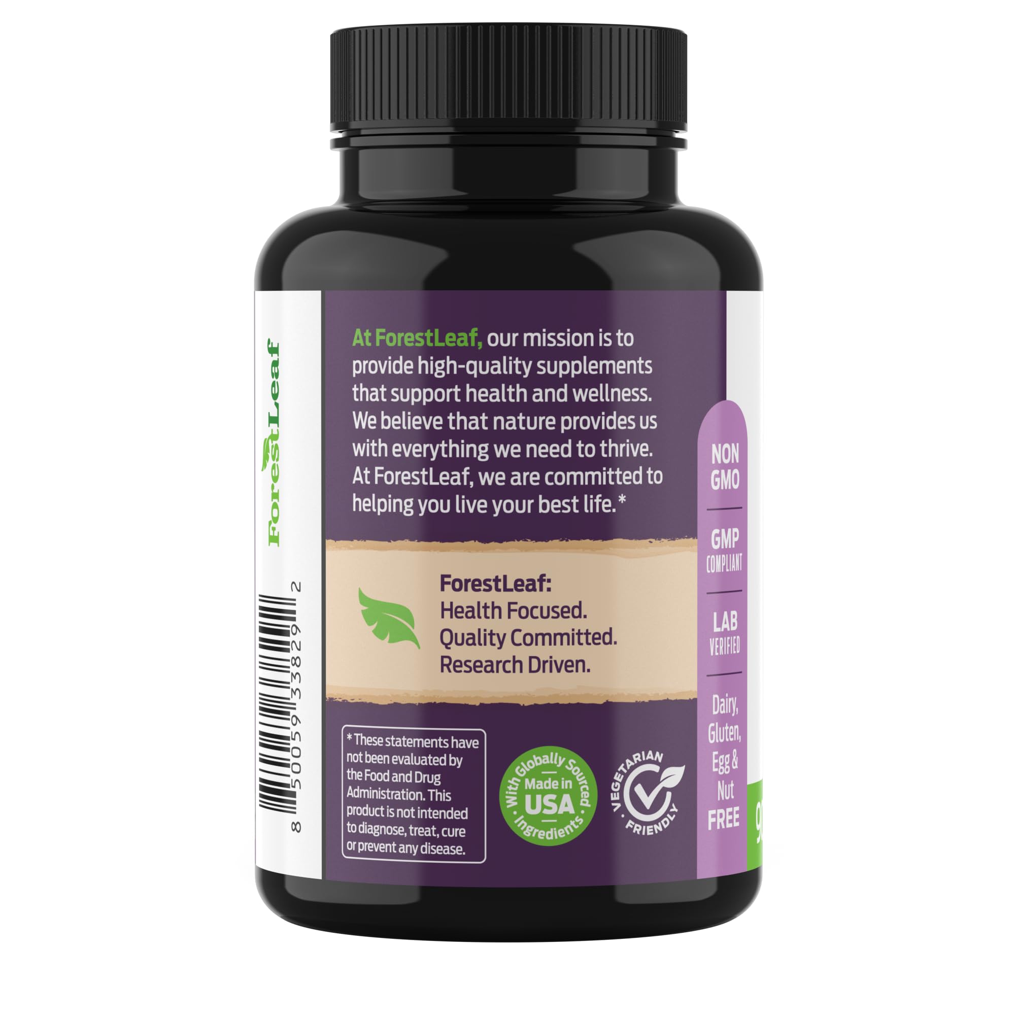ForestLeaf DIM Supplement - 300mg DIM Estrogen Supplement for Women/Men - Diindolylmethane with BioPerine Black Pepper - Support for Detox, Metabolism, Hormone Balance & Menopause - 90 Caps ForestLeafAu supplements