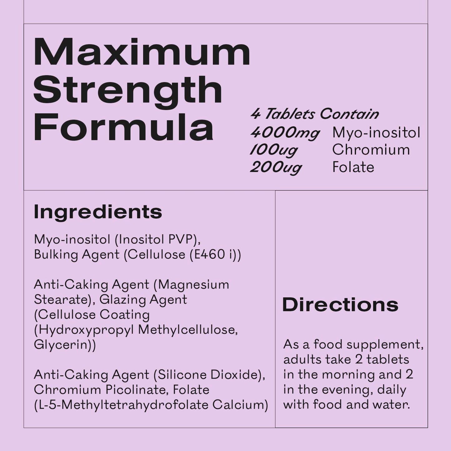 3 Pack of MyOva Myoplus - Natural Female Support Supplement for PCOS - 4000mg Myo MyOvaUS supplements