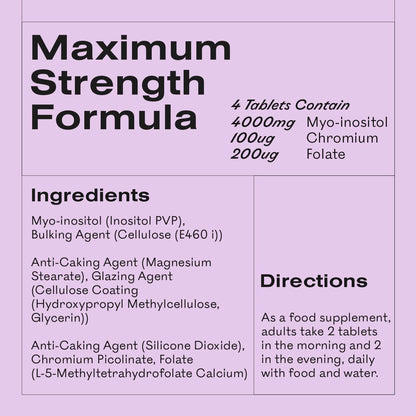3 Pack of MyOva Myoplus - Natural Female Support Supplement for PCOS - 4000mg Myo MyOvaUS supplements
