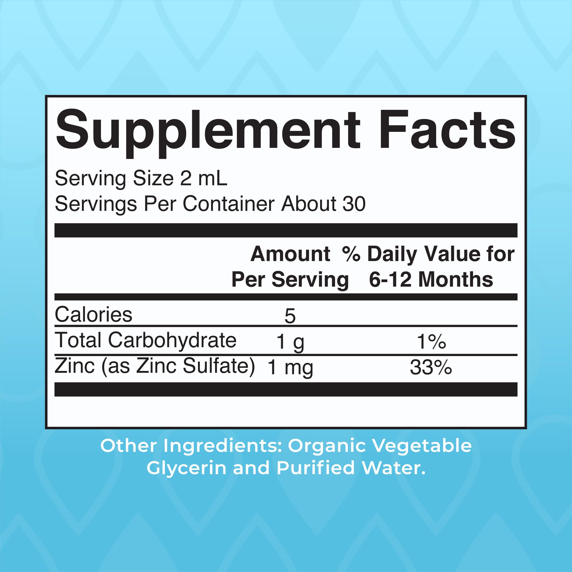 MaryRuth Organics Organic Infant Ionic Zinc Liquid Drops | Zinc Sulfate for Immune Support | Organic Glycerin | Antioxidant | Vegan | Formulated for Babies Ages 6-12 Months | 1 Month Supply | 2 Fl Oz MARYRUTH'SUS supplements