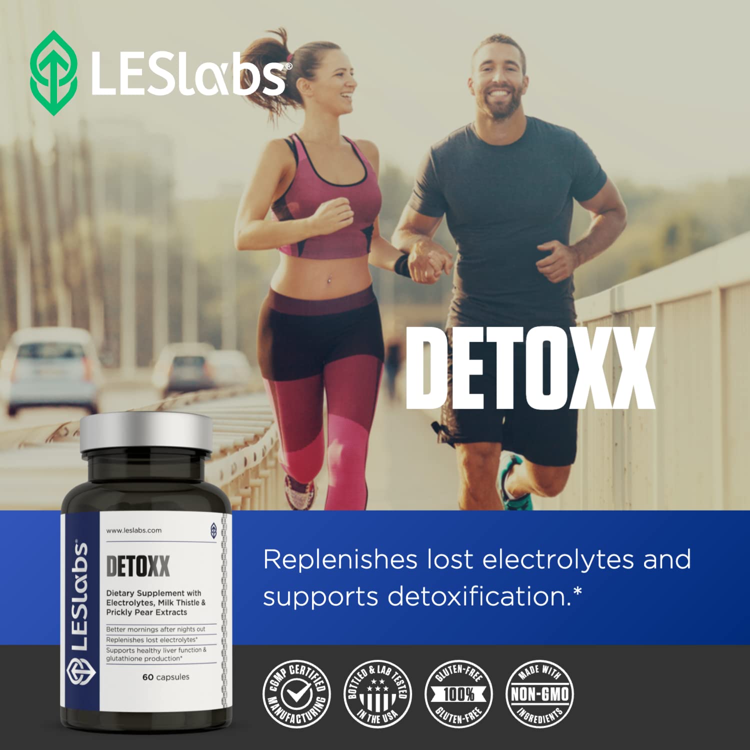 LES Labs DeToxx – Better Mornings & Recovery, Liver Support, Electrolyte Replenishment LES LabsAu supplements