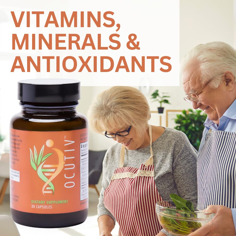 Youngevity Ocutiv™ - Eye Vitamin & Mineral Supplement - Contains Vitamin A, C, E, Zinc, Bilberry, Lutein, Lycopene, Zeaxanthin, Astaxanthin - 30 Capsules YoungevityAu supplements