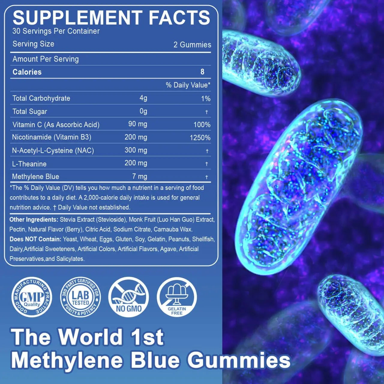 LILICARE Mens Multivitamins Gummies + Methylene Blue Gummies for Human LILICAREAu supplements
