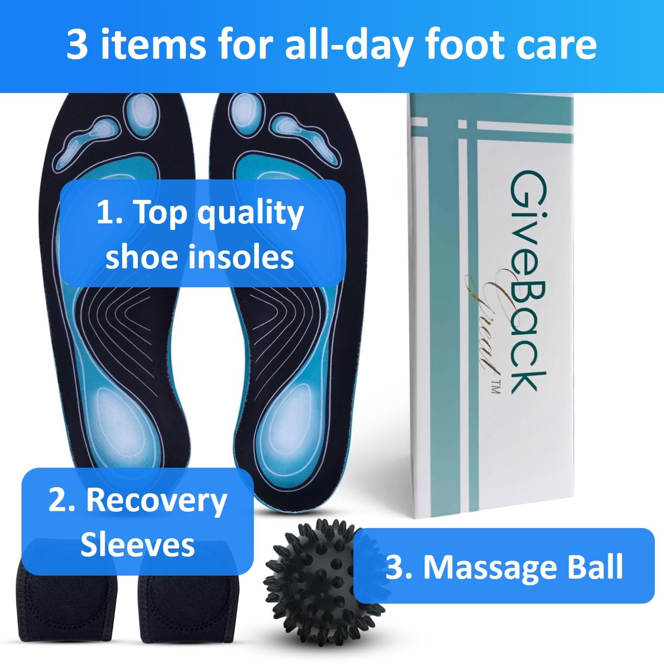 Foot Health Gift Parcel for self Best Friend mom dad Sister Teacher Mother’s Give Back GreatAu supplements