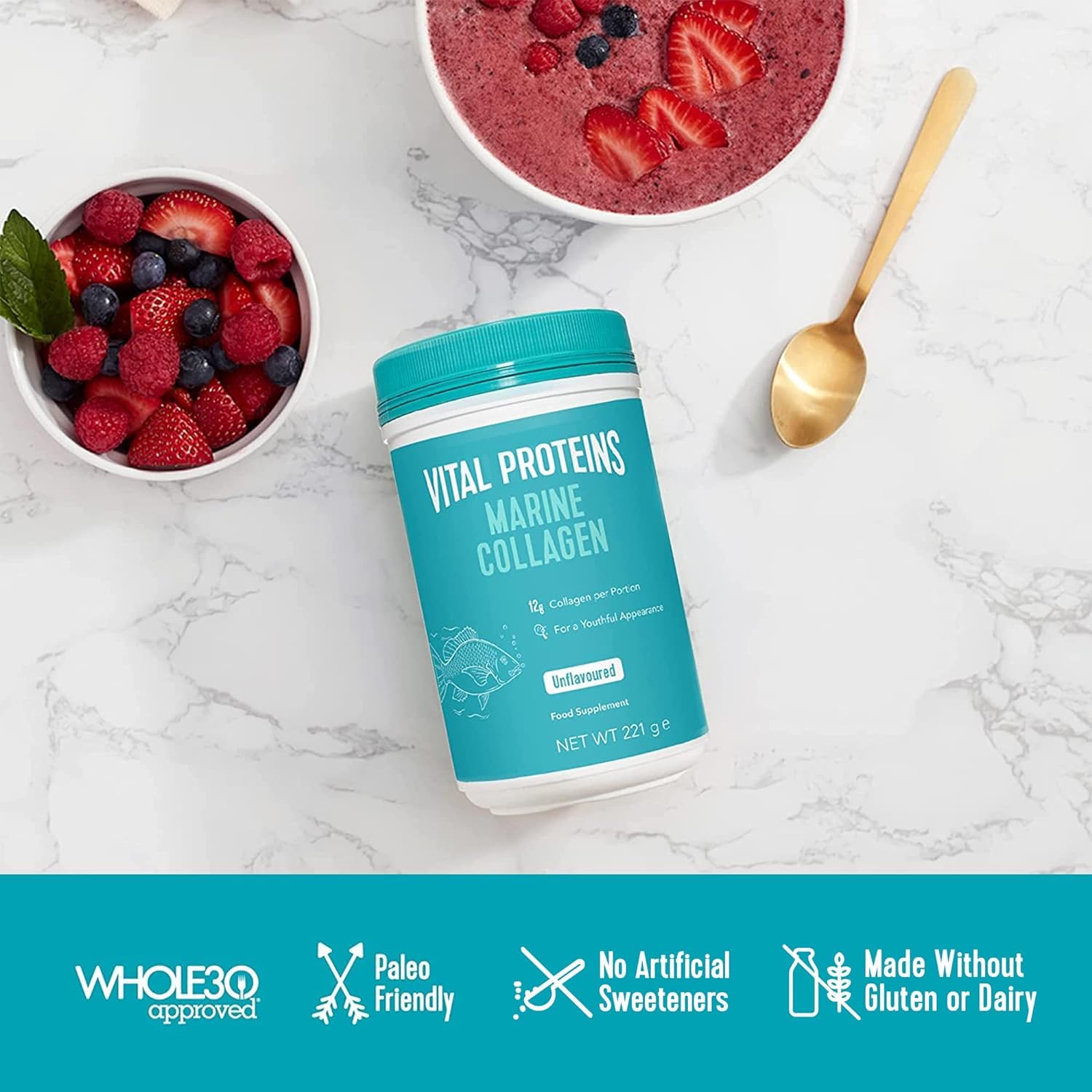 Vital Proteins Marine Collagen Peptides Powder Supplement - Hydrolyzed Collagen TudorAu supplements