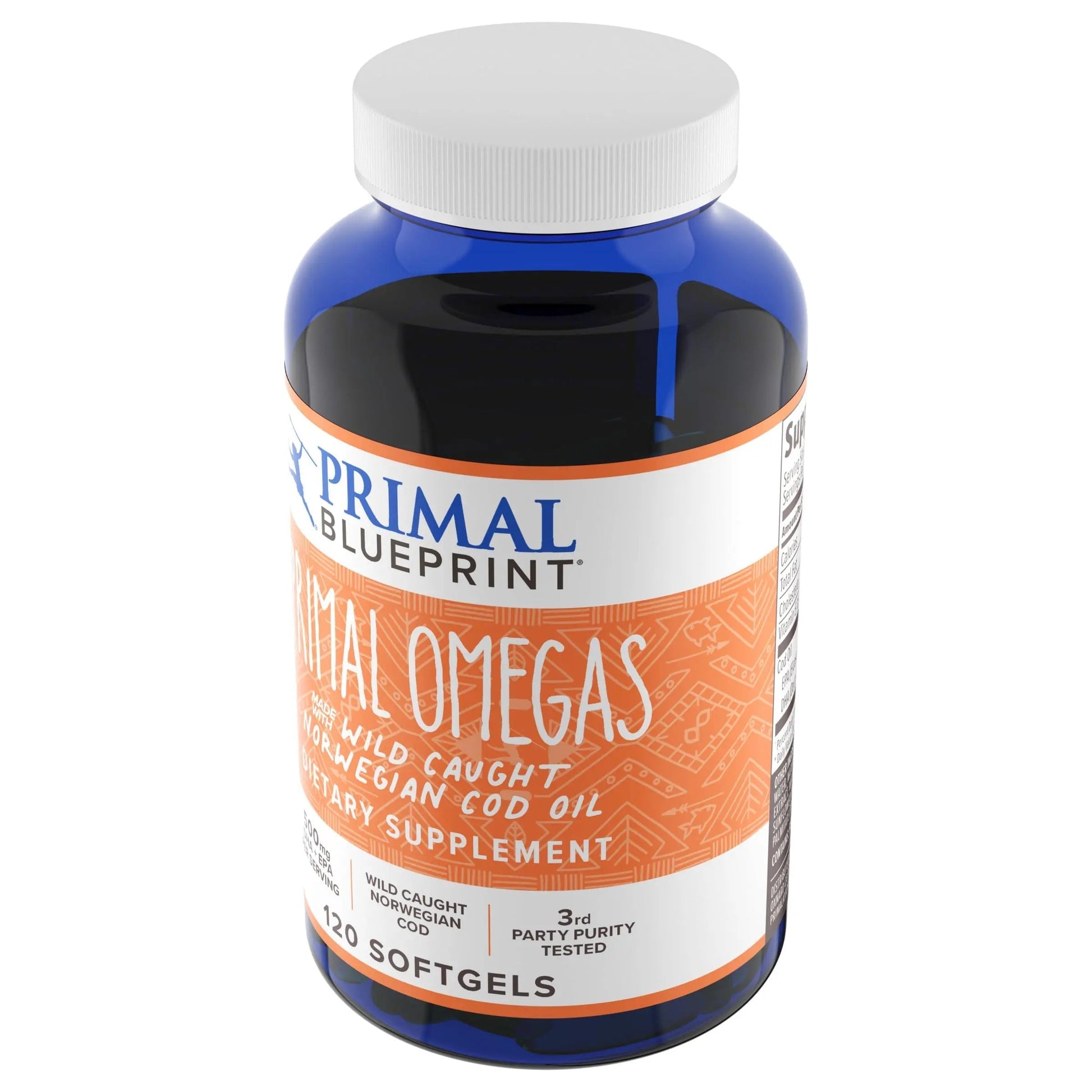 Primal Blueprint Primal Omegas, Omega-3 Fatty Acid Daily Supplement, 120 Count Primal BlueprintAu supplements