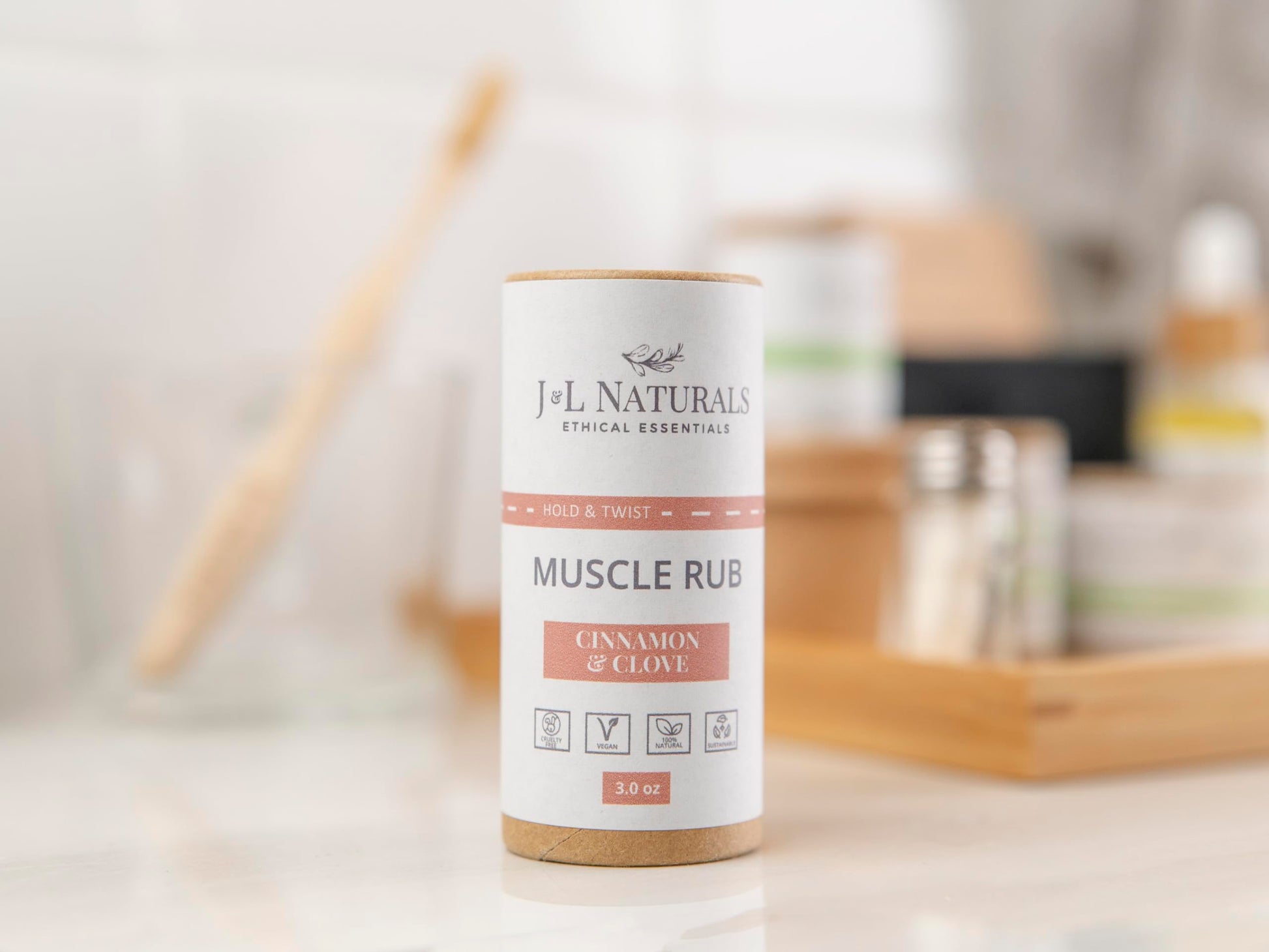 J&L Naturals Muscle Rub | Cream for Achy + Sore Muscles, Joints, Back, Knees, Shoulders | Soothing & Nourishing | Vegan, Sustainable, Cruelty Free, Natural, Made in US (1-Pack) J&L NaturalsAu supplements