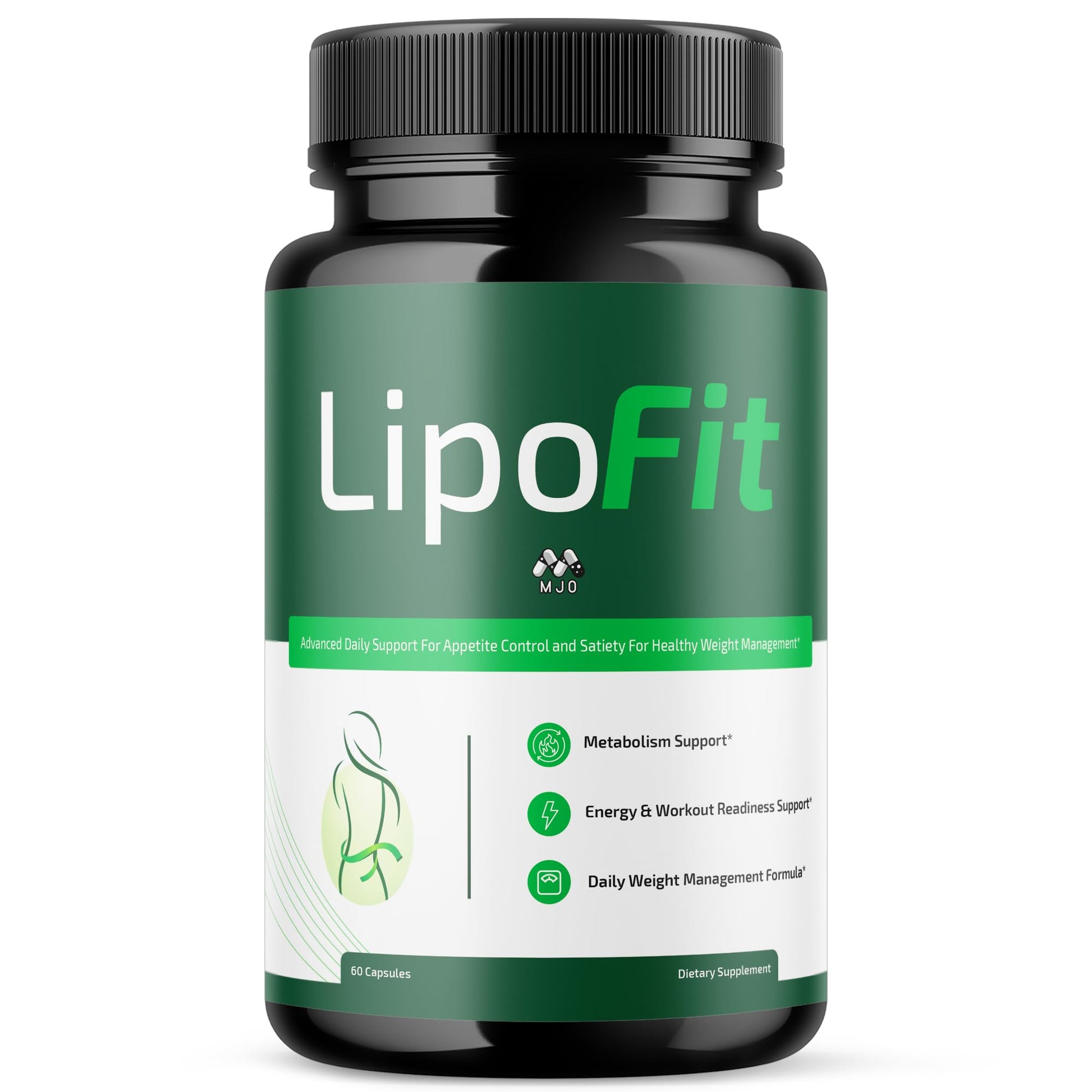 Lipo Fit Capsules, Official Lipo Fit Pills with All Natural Ingredients, Advanced Overall Health and Wellness Vitamin Supplement Formula for Maximum Strength Multivitamin Support (60 Capsules) MJOAu supplements