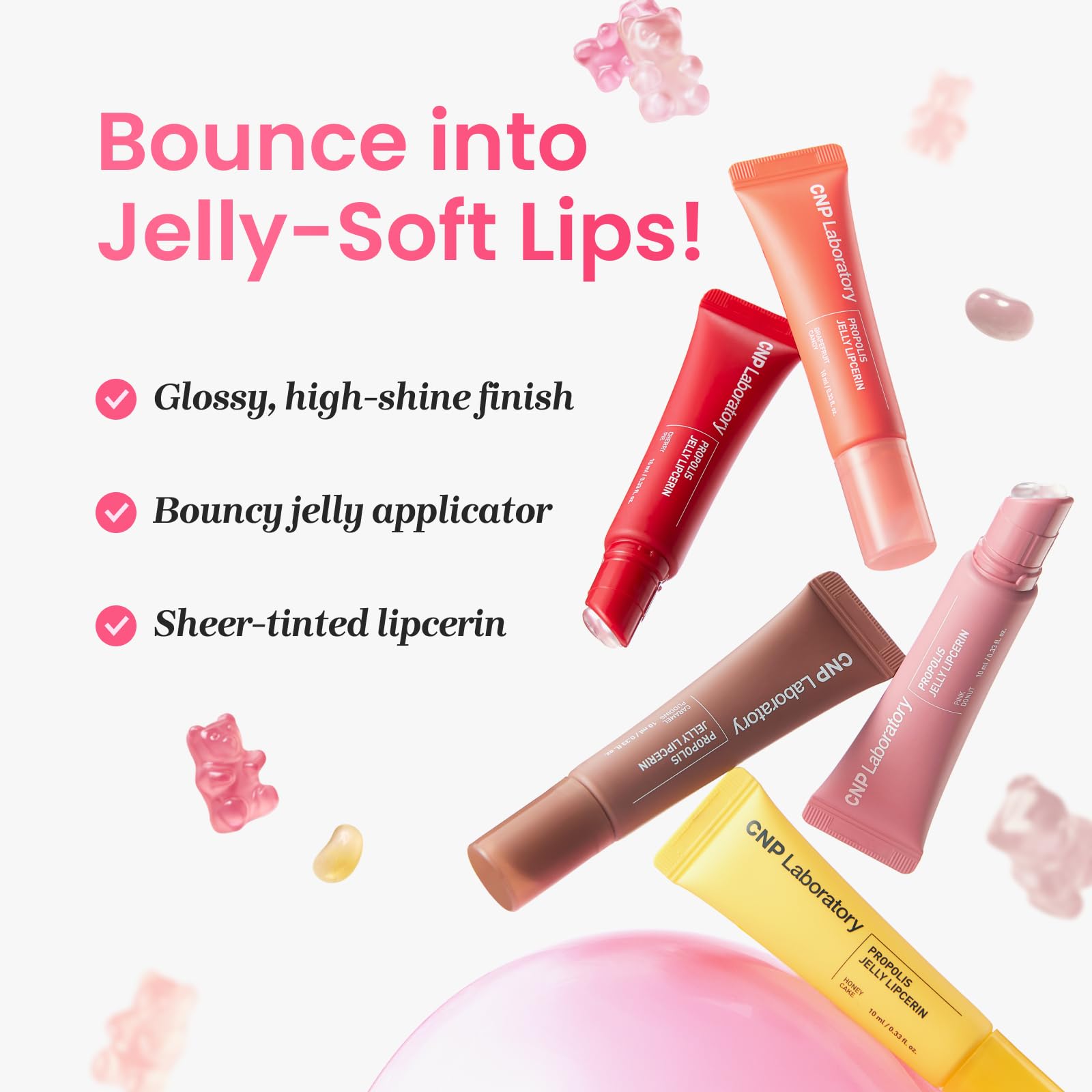 CNP Propolis Jelly Lipcerin™ - 01 Honey Cake, Hydrating Lip Balm & Gloss with Manuka Honey + Hyaluronic Acid, Stocking Stuffers, Gifts for Women, 0.3 fl.oz. CNPAu supplements