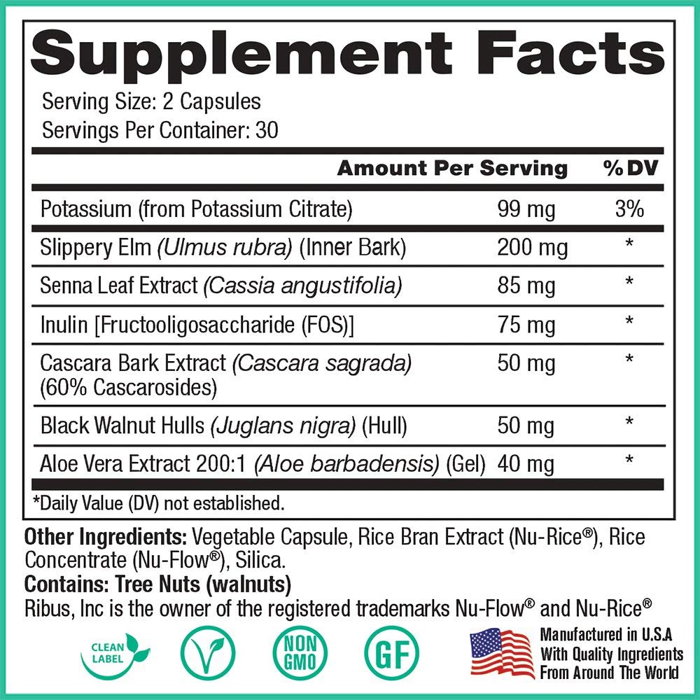 Peak Pure & Natural Colon Support - Colon Cleanse and Detox Supplement for Digestive Health - Gut Health Support with Inulin and Senna Leaf Extracts - with Fiber, Prebiotics, and Probiotics - 1 Pack Peak Pure & NaturalAu supplements