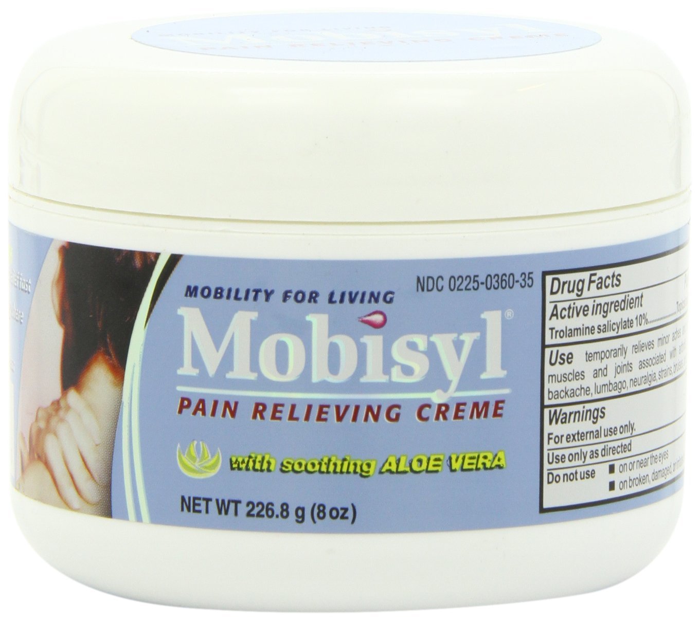 Mobisyl Pain Relieving Creme with Soothing Aloe Vera, 8 Ounce (Pack of 3) MobisylAu supplements
