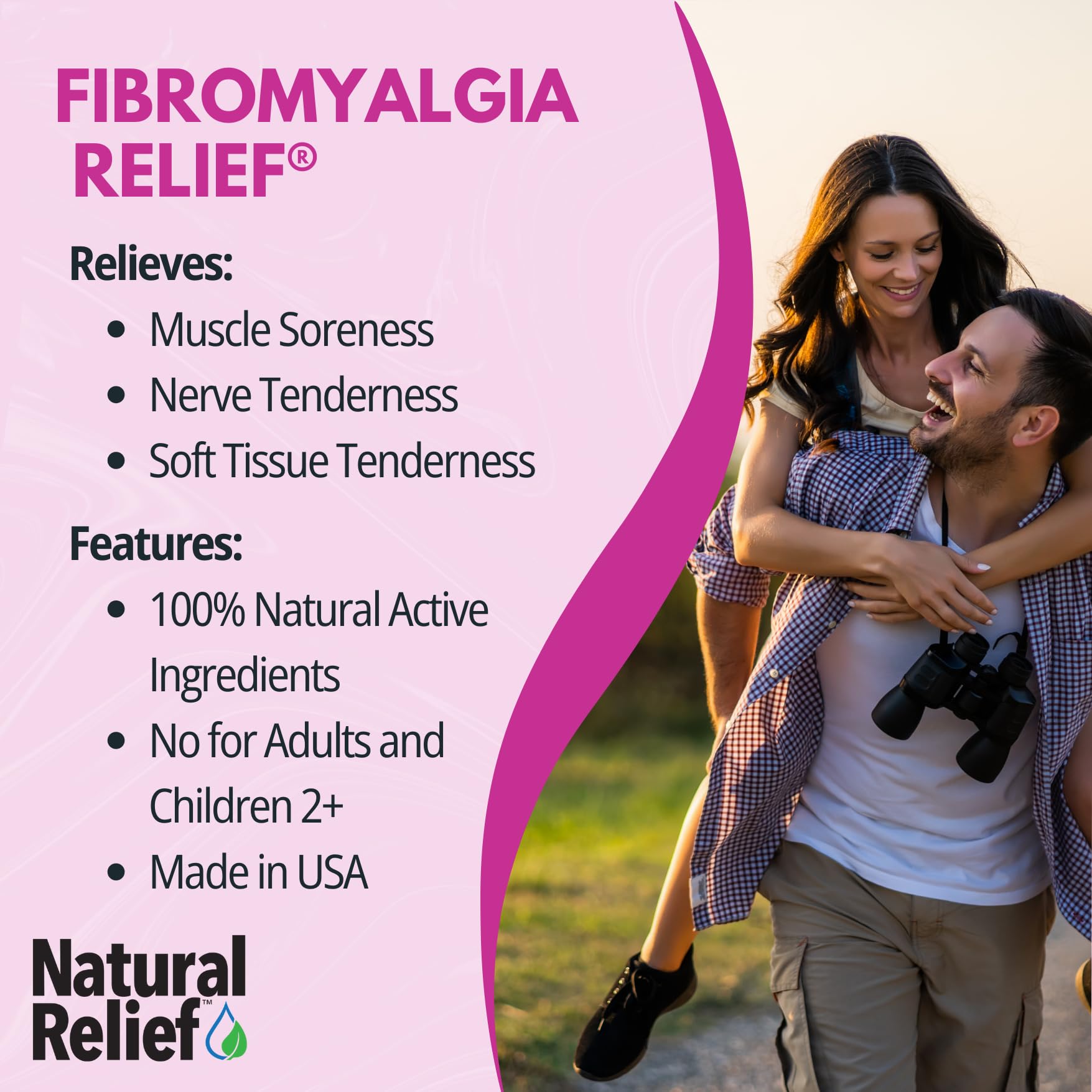 The Relief Products Natural Fibromyalgia Temporary Relief of Muscle Soreness Discomfot Tenderness Difficulty Moving & Joint Pain - 70ct TRP THE RELIEF PRODUCTSAu supplements
