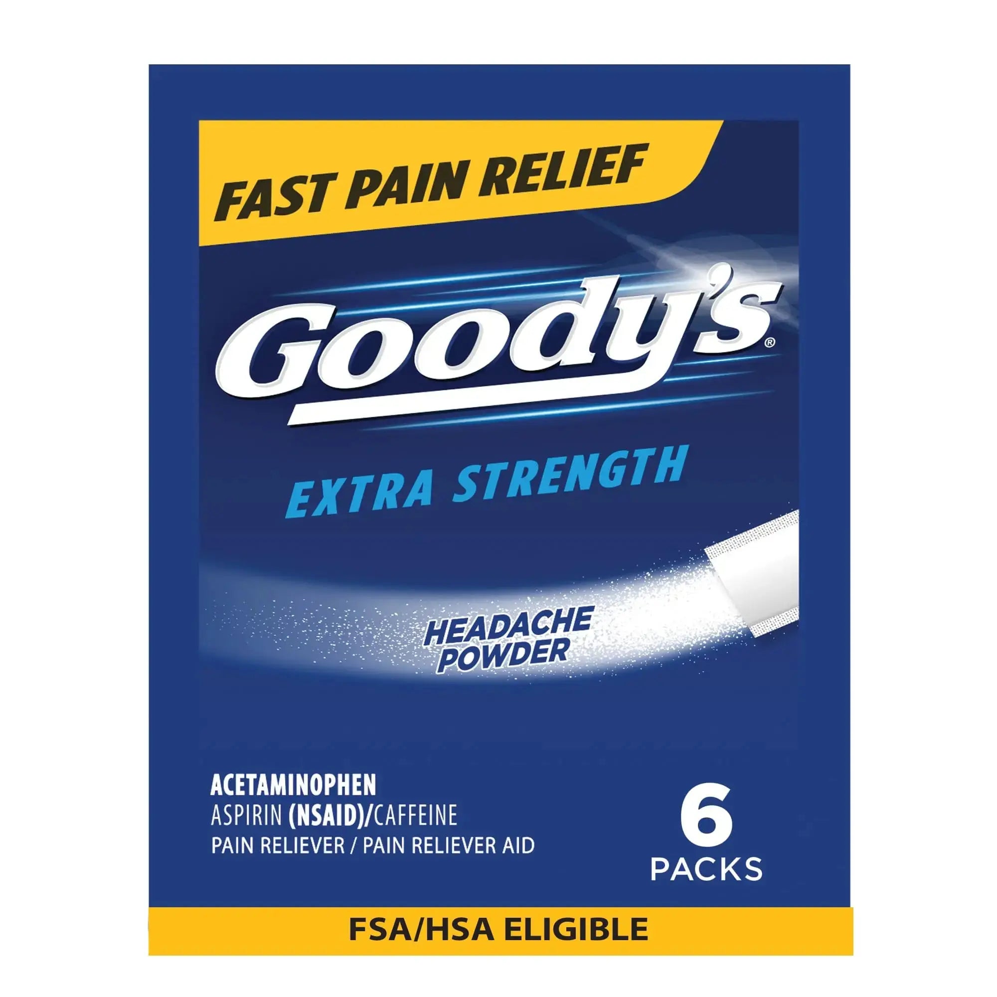 Goody's Pain Relief Powders, Extra Strength Headache Powder, 6 ct (Pack of 1) Goody'sAu supplements
