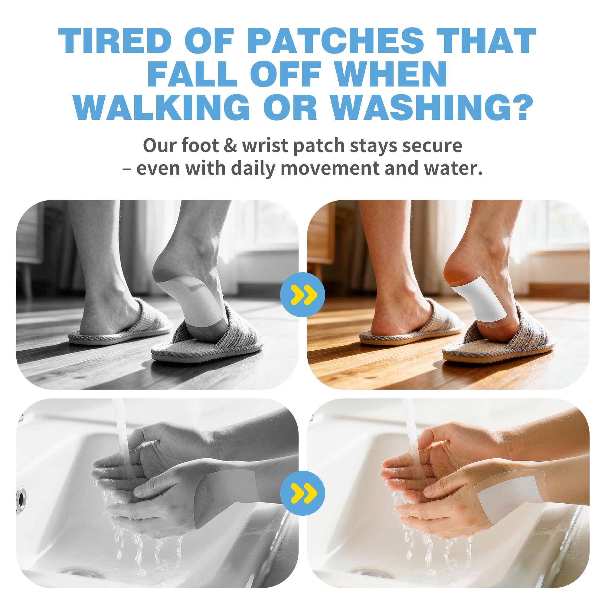 CARELAND Plantar Fasciitis Lidocaine Pain Patches with Hydrogel Technology- Waterproof with Sticky Border, 12 Hour Pain Relief - Contours to Your Foot - 16 Ct CARELANDAu supplements