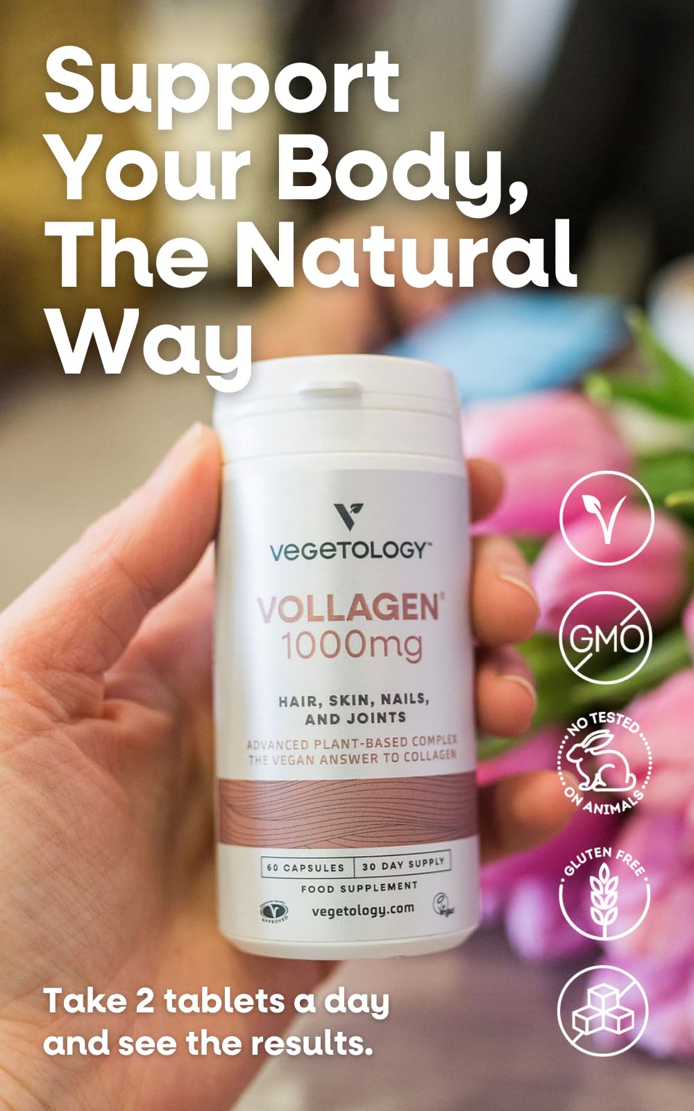 Vegetology Vollagen® Plant Based Complex – Plant Based Protein Alternative to Collagen VEGETOLOGYAu supplements