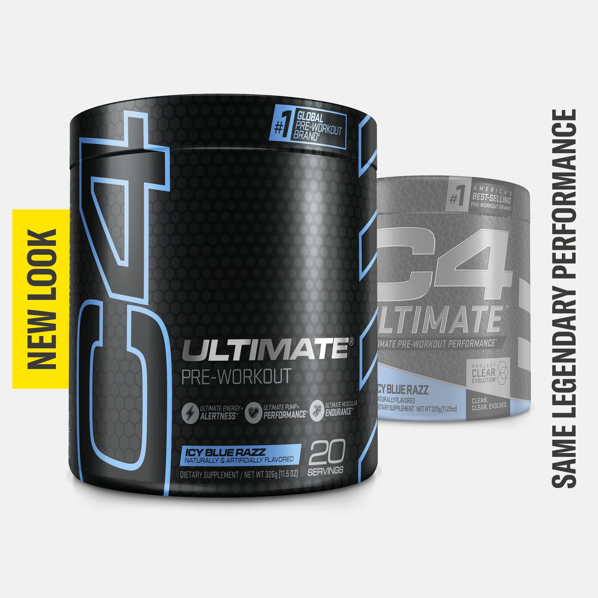 Cellucor C4 Ultimate Pre Workout Powder ICY Blue Razz - Sugar Free Preworkout CellucorUS supplements
