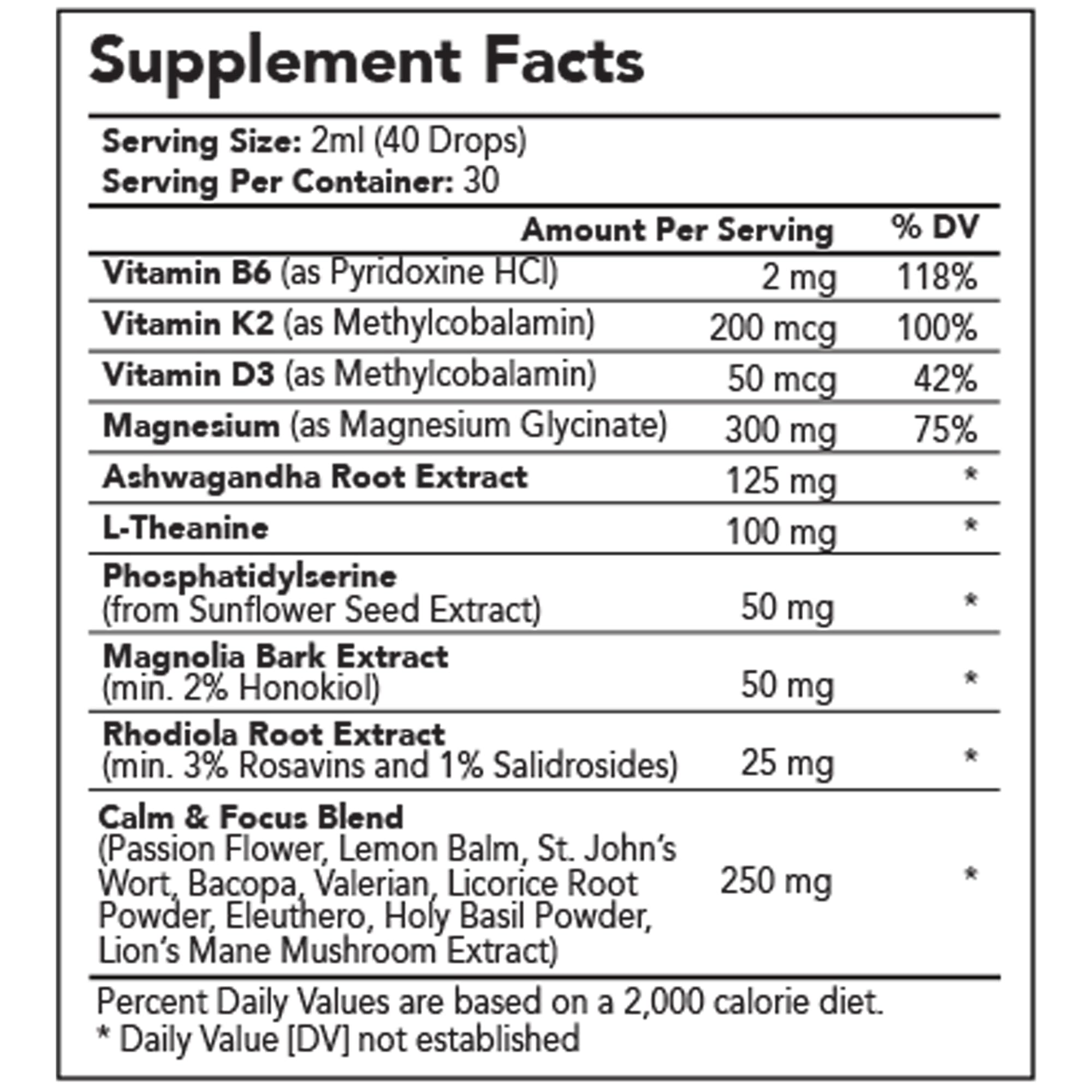 Cortisol Manager Drops with Magnesium & Ashwagandha - Advanced Liquid Blend for Relaxation, Supports Restful Sleep, Fast-Absorbing Liquid, Non-GMO, 2 Fl Oz taolemiAu supplements
