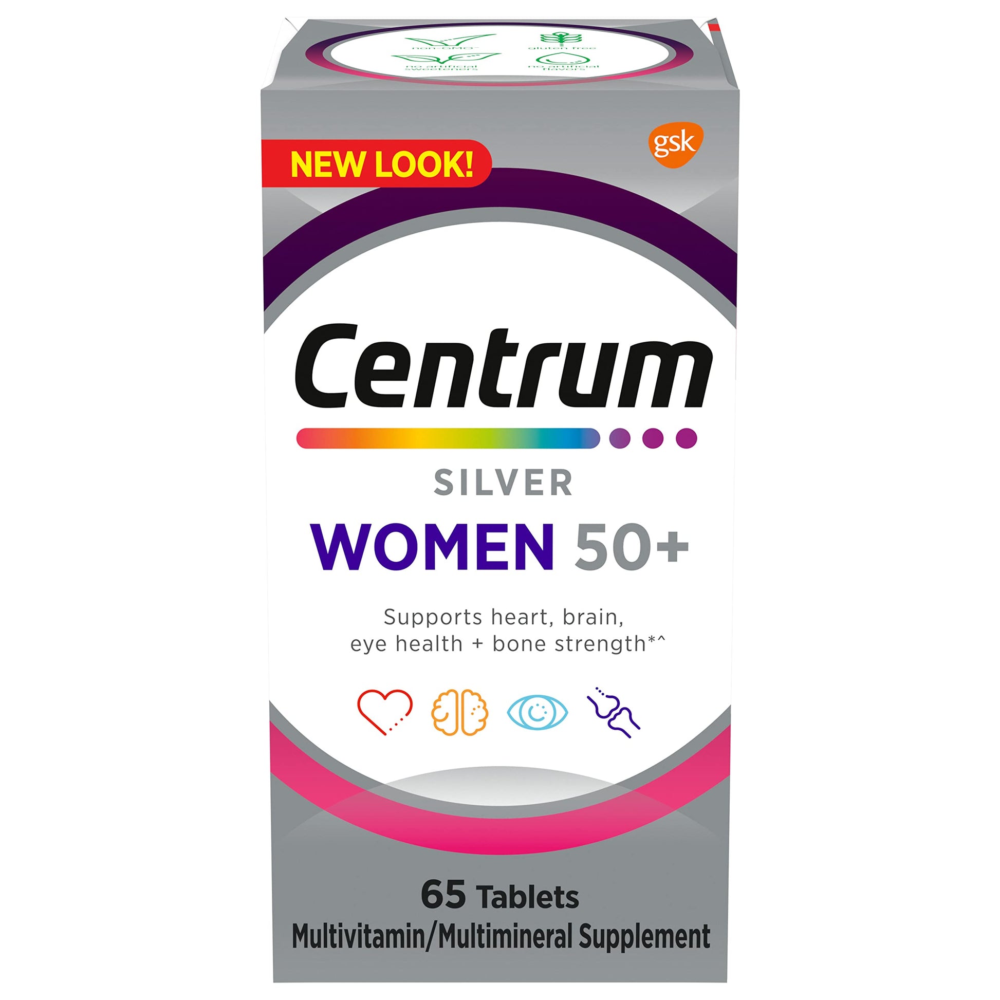 Centrum Silver Women's Multivitamin for Women 50 Plus, Multivitamin/Multimineral Supplement with Vitamin D3, B Vitamins, Non-GMO Ingredients CentrumAu supplements