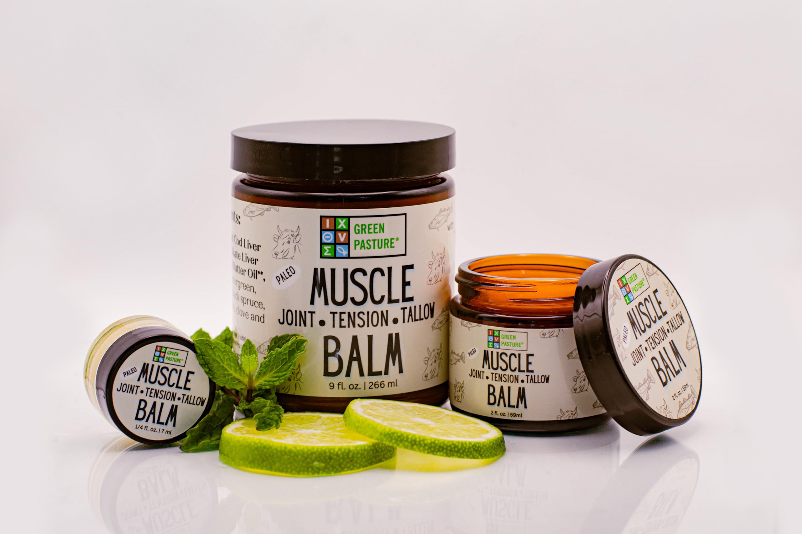 Green Pasture Muscle Balm (Muscle Balm, 2, Fl Oz), Cream Green PastureAu supplements