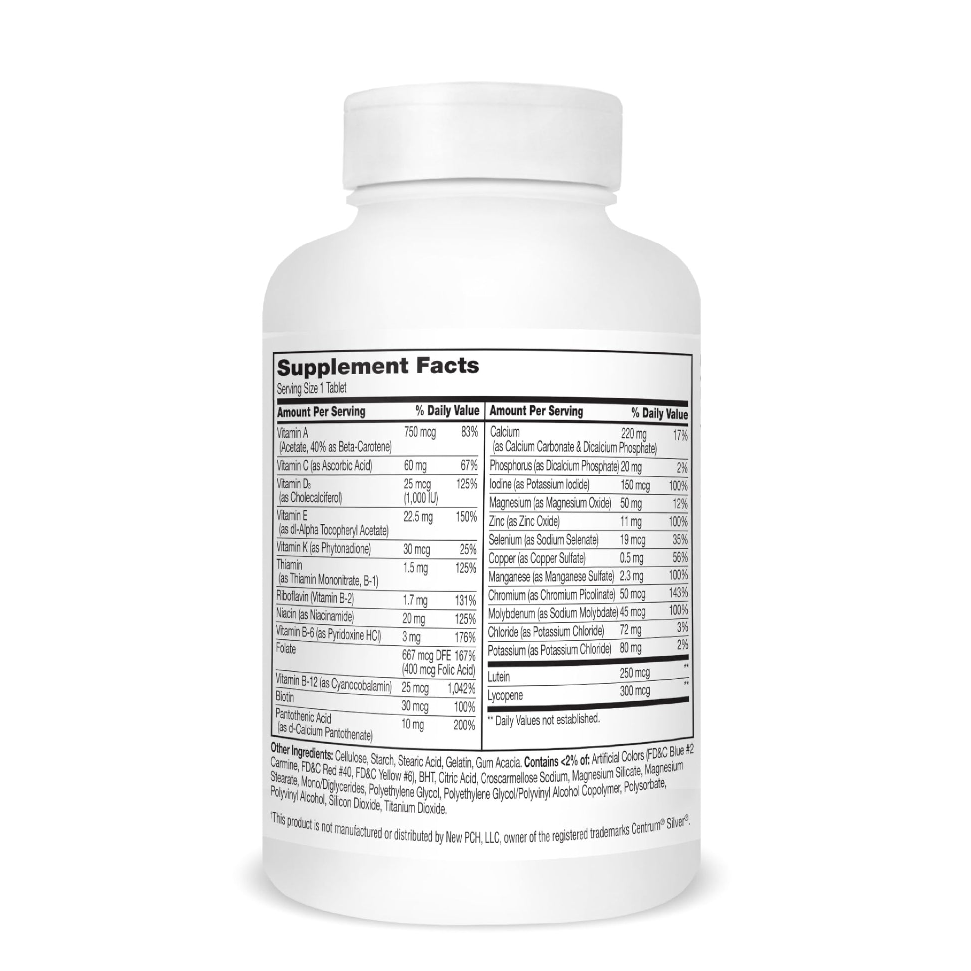 21st Century Sentry Senior Tablets, 265 Count 21st CenturyAu supplements