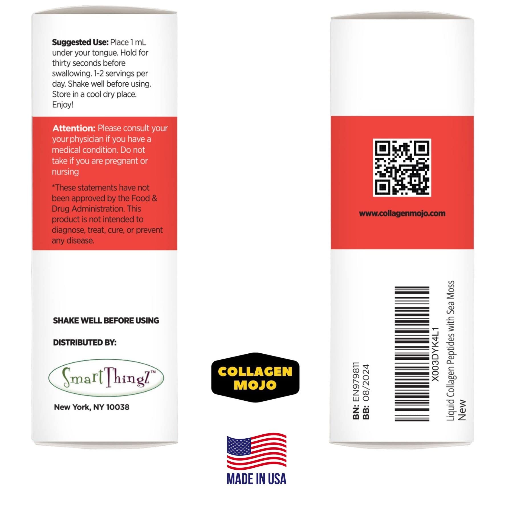 Collagen Mojo Liquid Collagen Peptides with Sea Moss, Burdock Root & Bladderwrack Collagen MojoAu supplements