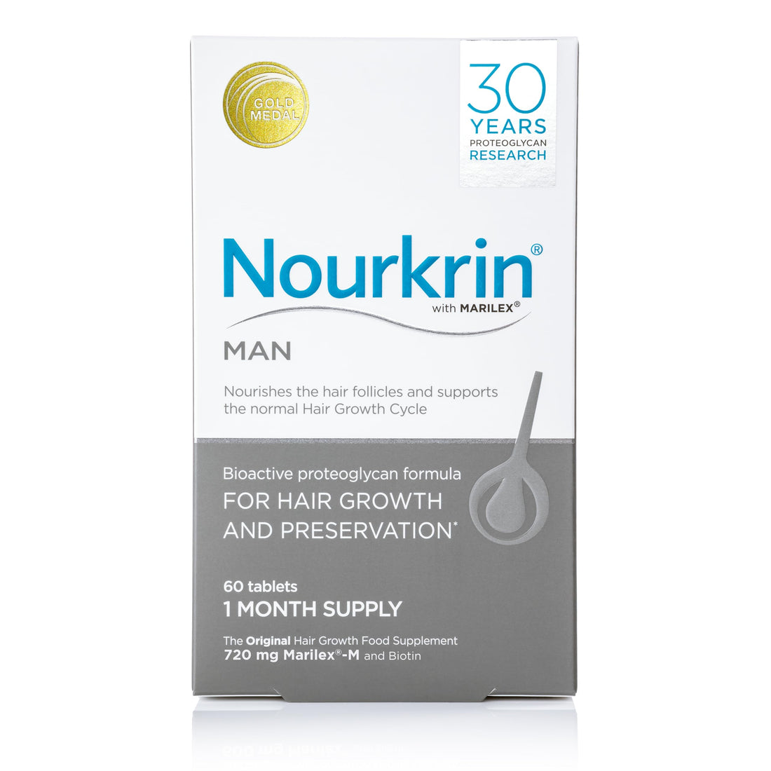 Nourkrin Man 60 Tablets (1 Month Supply) NourkrinUS supplements