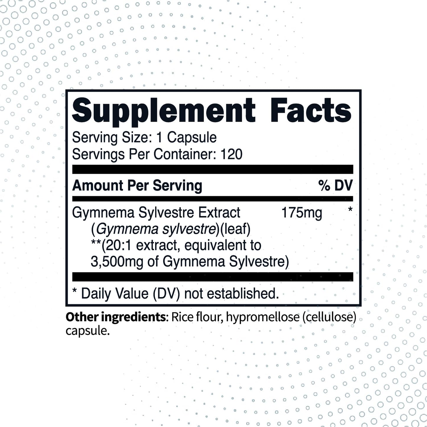 Type Zero Clean Gymnema Sylvestre 3,500mg Equivalent from 175mg of 20:1 Extract Per Serving, 120 Capsules for 120 Servings Per Bottle, Non-GMO. Gluten Free Type ZeroUS supplements