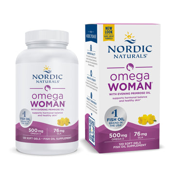 Nordic Naturals Omega Woman, Lemon - 120 Soft Gels - 500 mg Omega-3 + 800 mg Evening Nordic NaturalsAu supplements