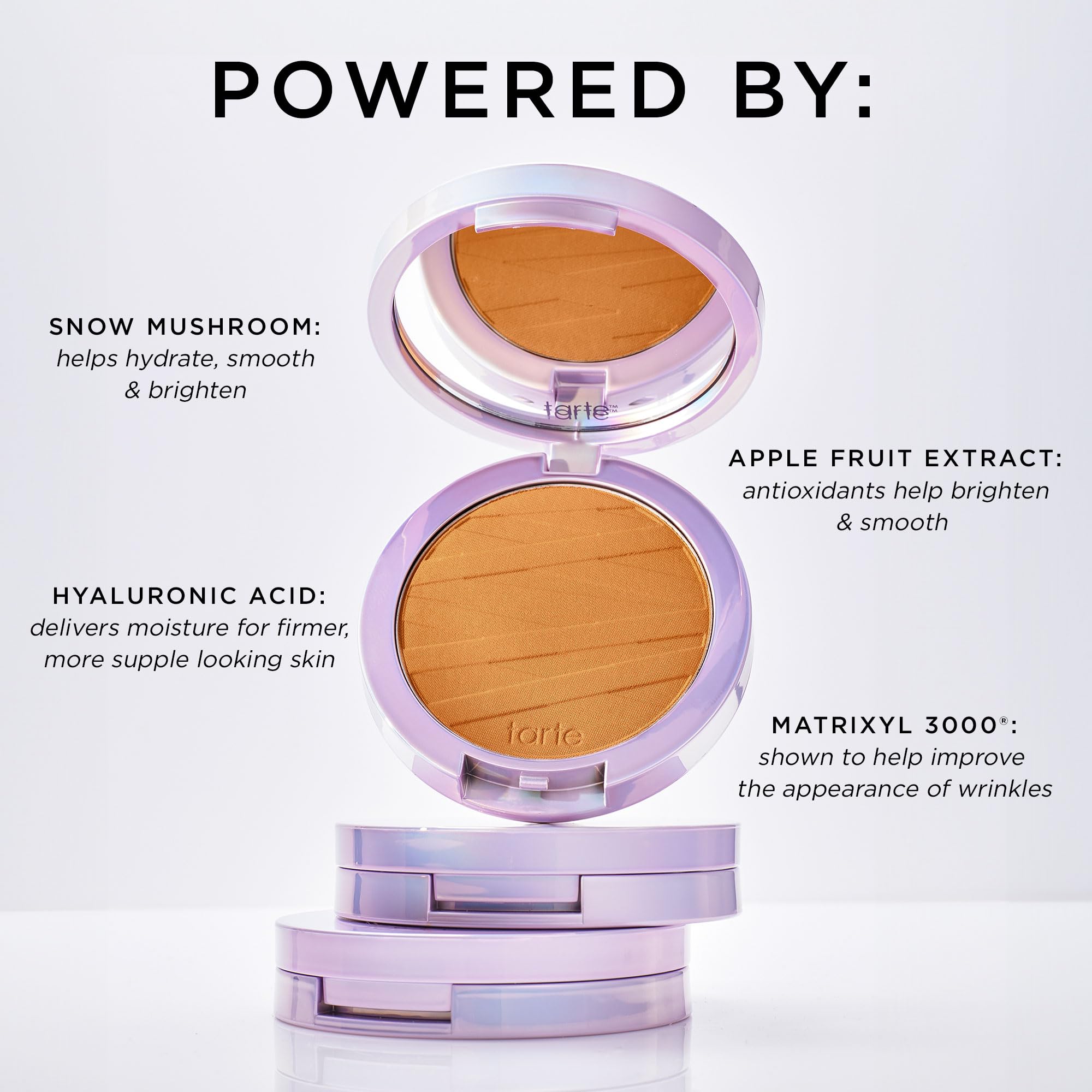 tarte face tape pressed powder – Medium-Coverage Waterproof Powder, Hyaluronic Acid & Peptides to Smooth & Set Makeup, Lightweight, Vegan & Cruelty-Free, full size, 20S light sand tarteAu supplements