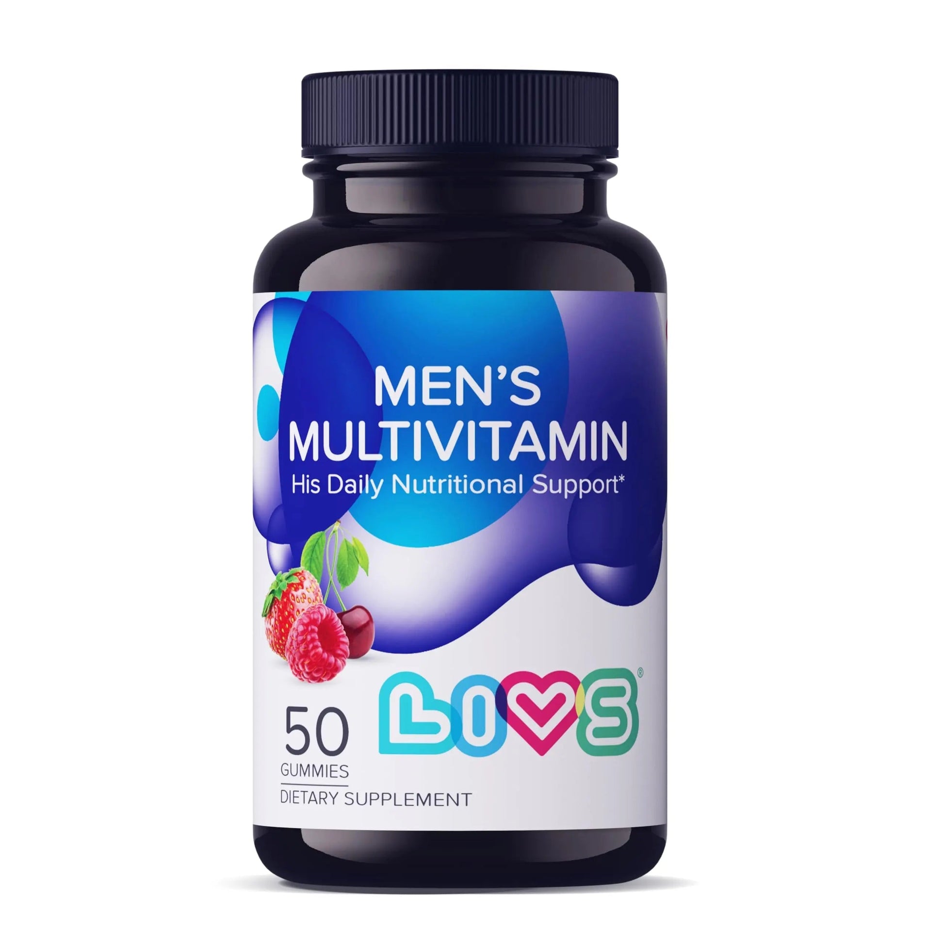 LIVS Men’s Multivitamins Gummies | Chewable Multivitamins for Men Health, Iron & Immune Support | Daily Vitamins with Zinc, Vitamin D3, B12, Biotin & More | LIVSAu supplements