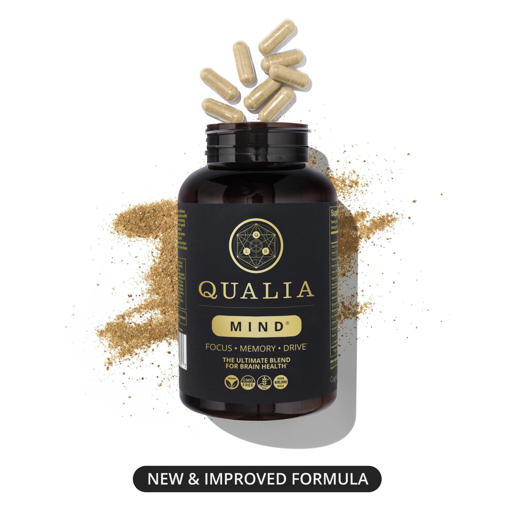 Qualia Life Sciences Qualia Mind | The Ultimate Blend for Brain Health* | Doctor-Formulated Nootropic to Fuel Focus & Concentration* | Supports Long Term Brain Health| Maintain Drive & Productivity QUALIA LIFE SCIENCESAu supplements
