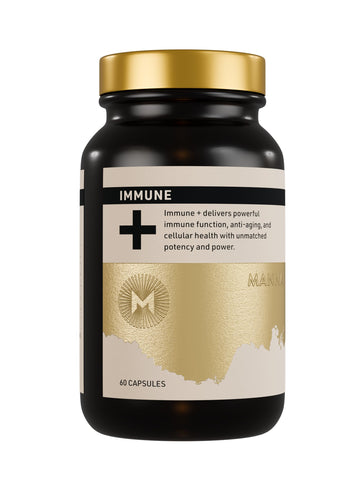 Manna Immune+ Capsules | 500mg Amla Extract & 500mg Rosehip Extract | Vitamin C Supplement for Immune Boost, Antioxidants, Heart Health, Digestion & Immune System Support | For Daily Use | 60 Count M MannaAu supplements