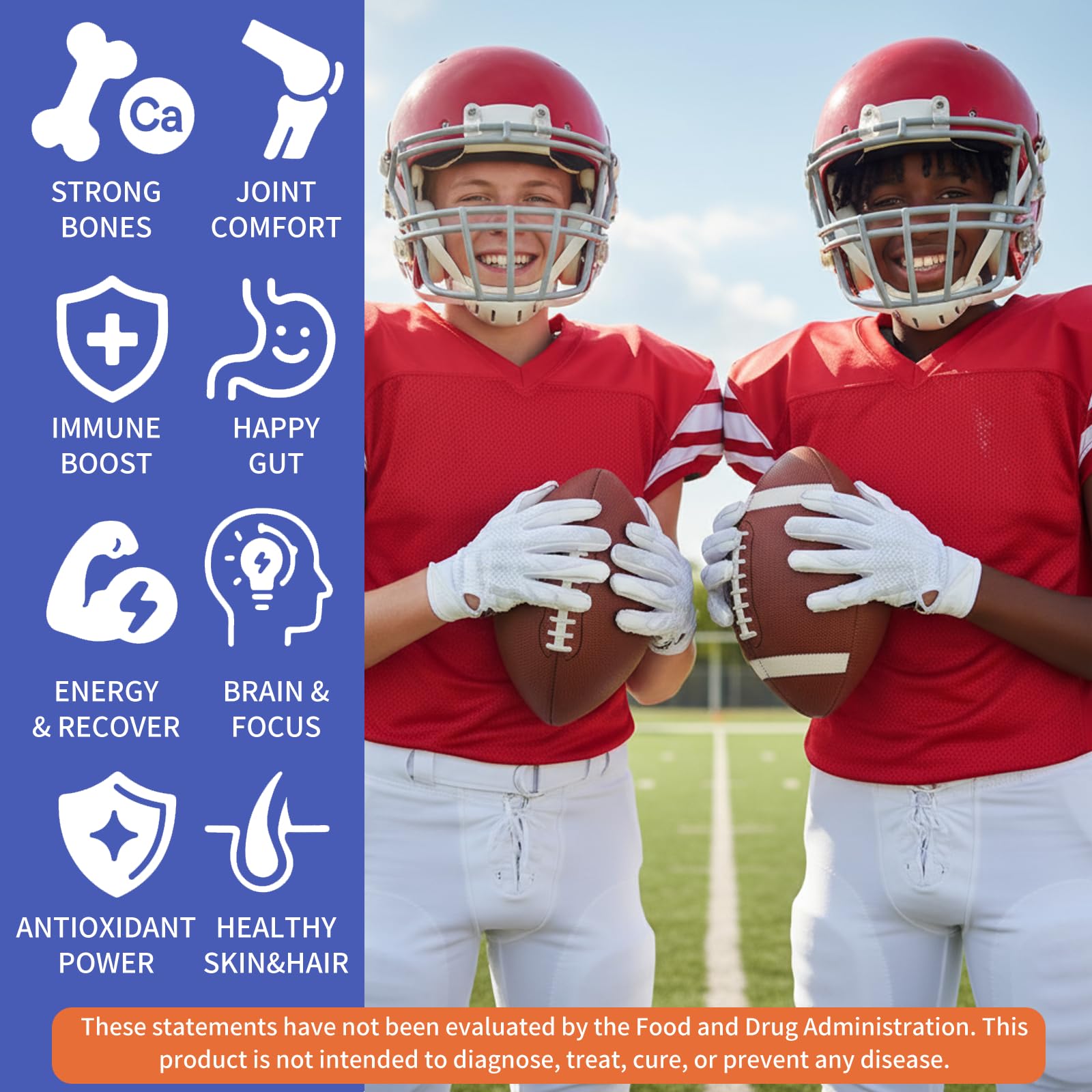 Height Growth Gummies for Kids & Teens – Sugar Free – Calcium, Prebiotic FOS, Magnesium, Vitamin D3, K2, Zinc, Ashwagandha – Bone Strength, Gut Health & Height Support Multivitamin – Strawberry Flavor CheeryLeafAu supplements
