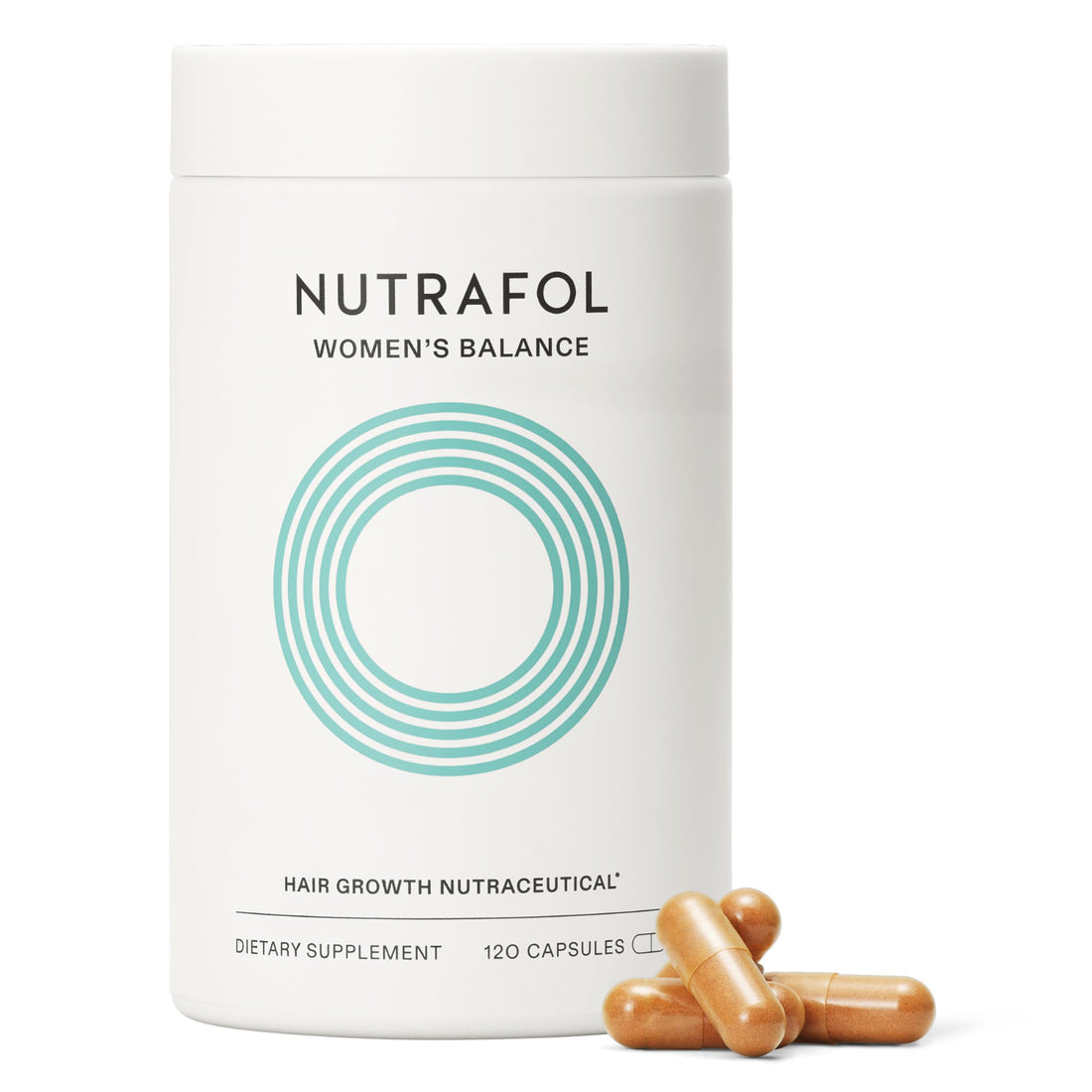 Nutrafol Women's Balance Hair Growth Supplements, Ages 45 and Up, Clinically Proven for Visibly Thicker Hair and Scalp Coverage, Dermatologist Recommended - 1 Month Supply NutrafolUS supplements