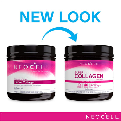 NeoCell Super Collagen Powder, 10g Collagen Peptides per Serving & Super Collagen NeoCellUS supplements