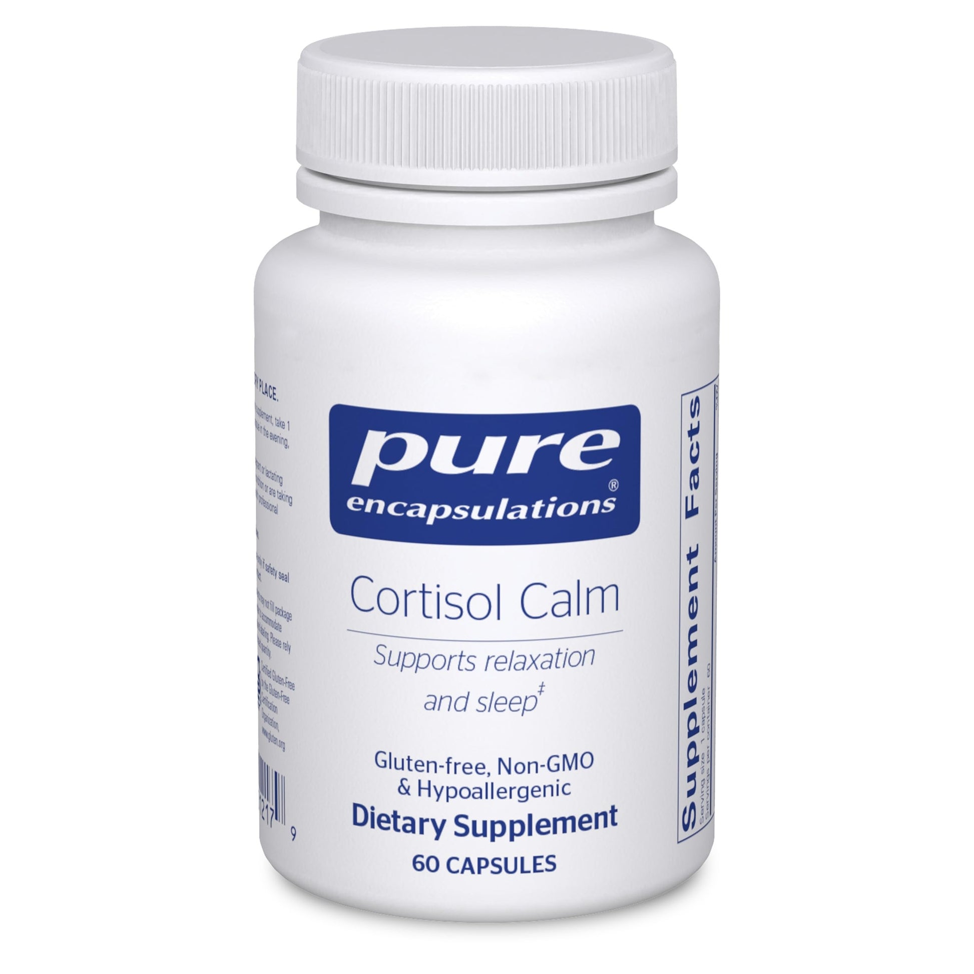 Pure Encapsulations Cortisol Calm - Supports Cortisol Health & Relaxation - Contains Ashwagandha & L-Theanine - Restful Sleep - 60 Capsules Pure EncapsulationsAu supplements
