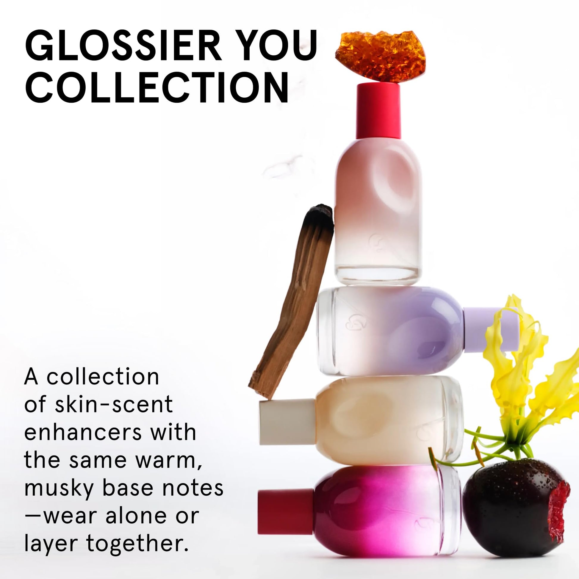 Glossier You Doux Eau de Parfum - Unisex Fragrance for Men & Women, Skin-Scent Enhancer Smells Different on Everyone - Earthy Woody Perfume with Sweet Violet, Palo Santo & Ambrox Base Notes, 100ml GlossierAu supplements