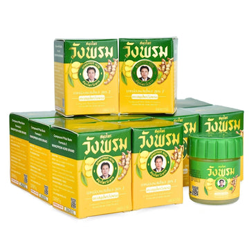 Wang Prom Herbal Balm 5gram Travel Package (Pack of 12) (Yellow) WANG PROMAu supplements