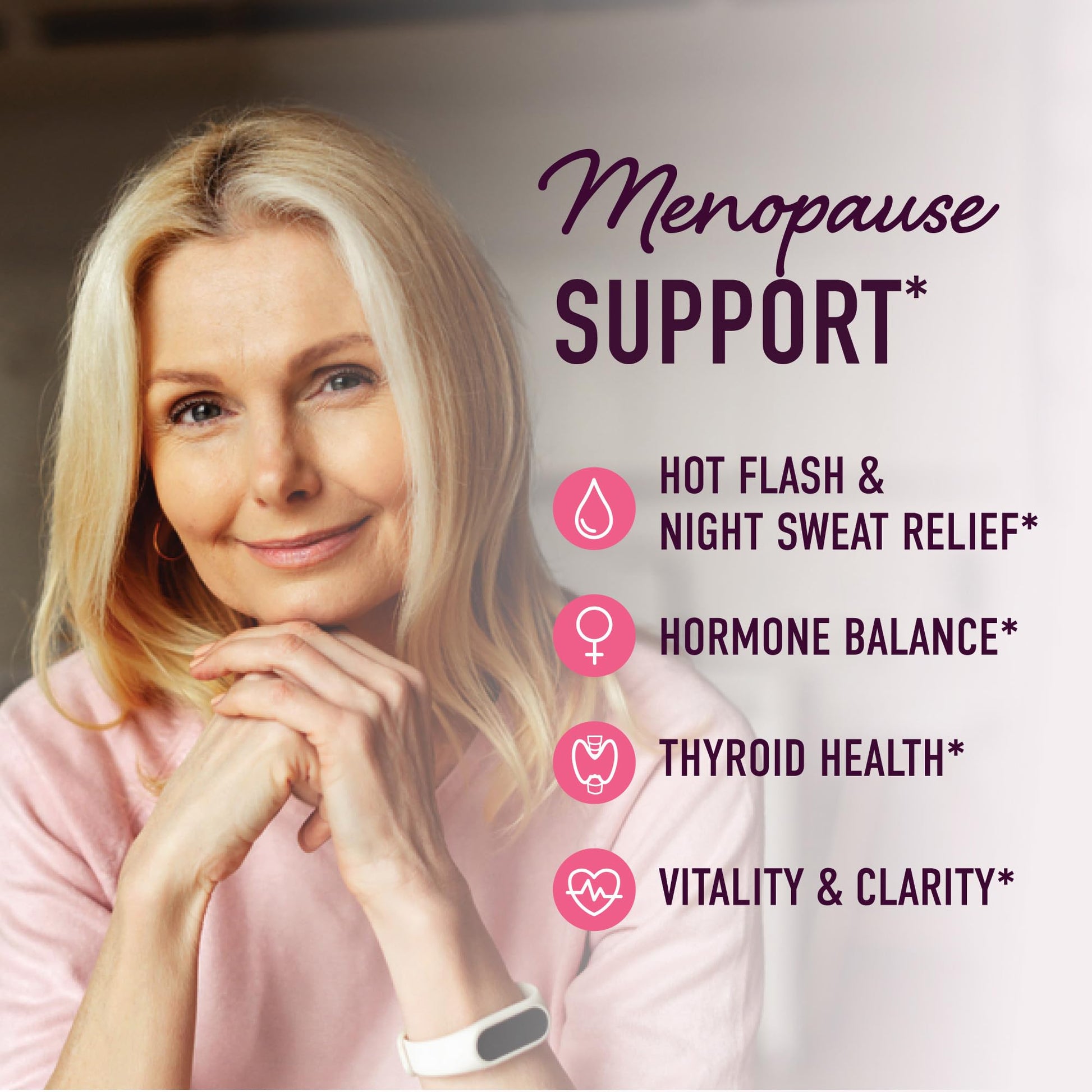 Menopause Support Gummies | Hormone Balance Relief for Hot Flashes, Night Sweats, Mood Swings, & Bloating | with Phytoestrogen Soy, Vitamin D3, PABA, Biotin | Vegetarian, Gluten-Free | 60 Count SMNutritionAu supplements