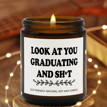 Joyseller Funny Graduation Gift for Her/Him, Look at You Graduation Candles for Party Decorations JoysellerAu supplements