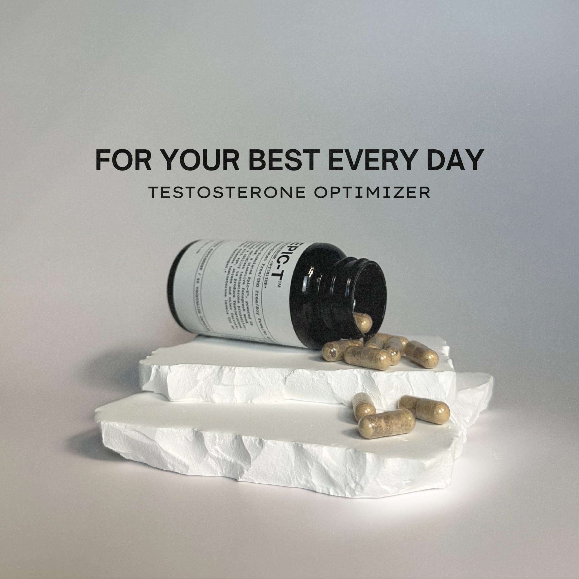 EPIC-T Testosterone Support Supplement for Men | Plant-Based Formula with Testosurge, B-Complex, B12, Zinc & Boron | Vegan, Non-GMO Daily Support EPICAu supplements