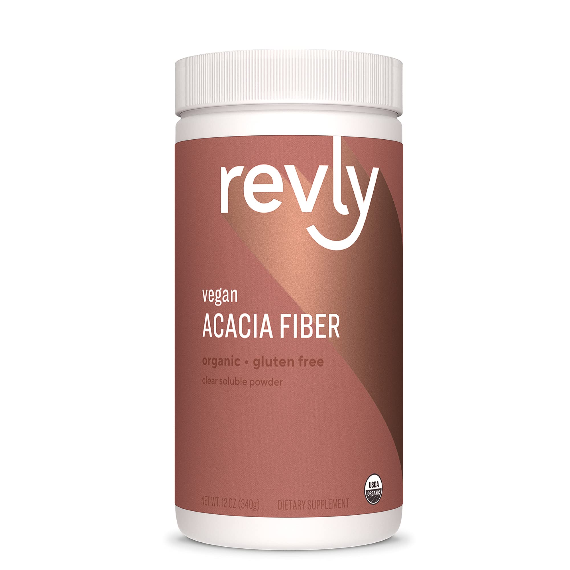 Amazon Brand - Revly Organic Acacia Fiber Powder, Supports Digestive Health RevlyUS supplements
