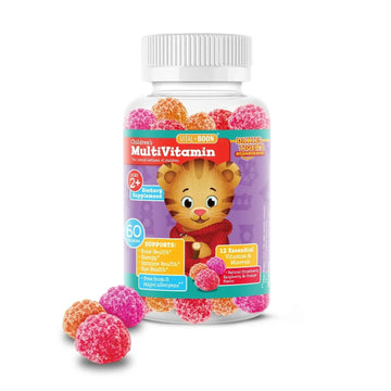 Daniel Tiger - Kids Multivitamin Gummies (60 Gummy Bottle) Toddler 2+ & Kids Vitamins - 12 Essential Vitamins & Minerals to Support Bone Health AvidAu supplements