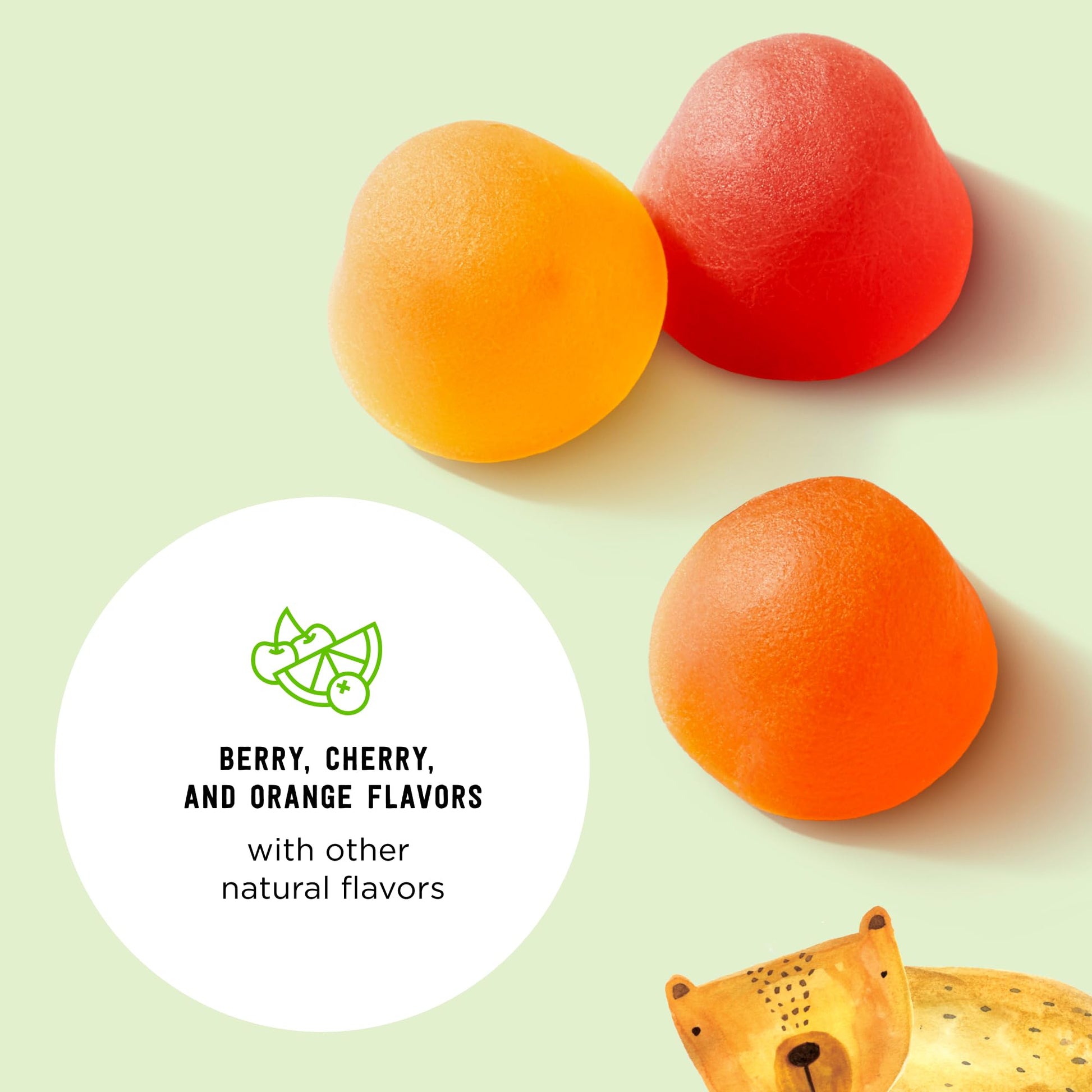 Amazon Brand - Mama Bear Organic Kids Multivitamin, 60 Gummies, 1 Month Supply (Packaging May Vary), Berry, Cherry & Orange Mama BearAu supplements