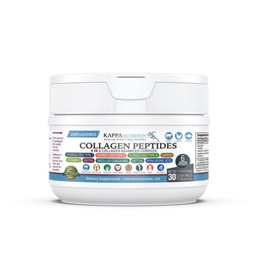 KAPPA NUTRITION Collagen Type I, II, III, 6 Billion Probiotic Acid Resistance, Hyaluronic Acid, Vitamin C, Biotin, Copper and MCT Oil, Beautiful Hair, Nails, & Skin, Collagen Peptides 9 in 1 (11.9oz) KAPPA NUTRITIONAu supplements