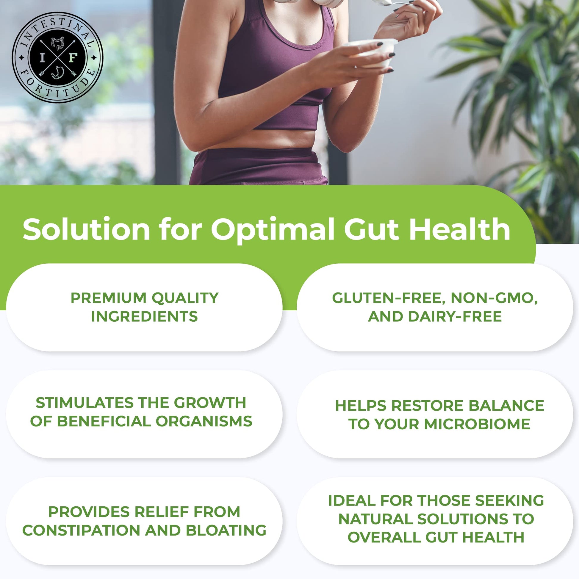 Intestinal Fortitude Phage 1 - Ultimate Gut Health Supplement, Total Restore Intestinal Defense, Patented Bacteriophage Blend for Gut Support, Digestive & Immune System Health, Destroy Bad Bacteria Intestinal FortitudeAu supplements