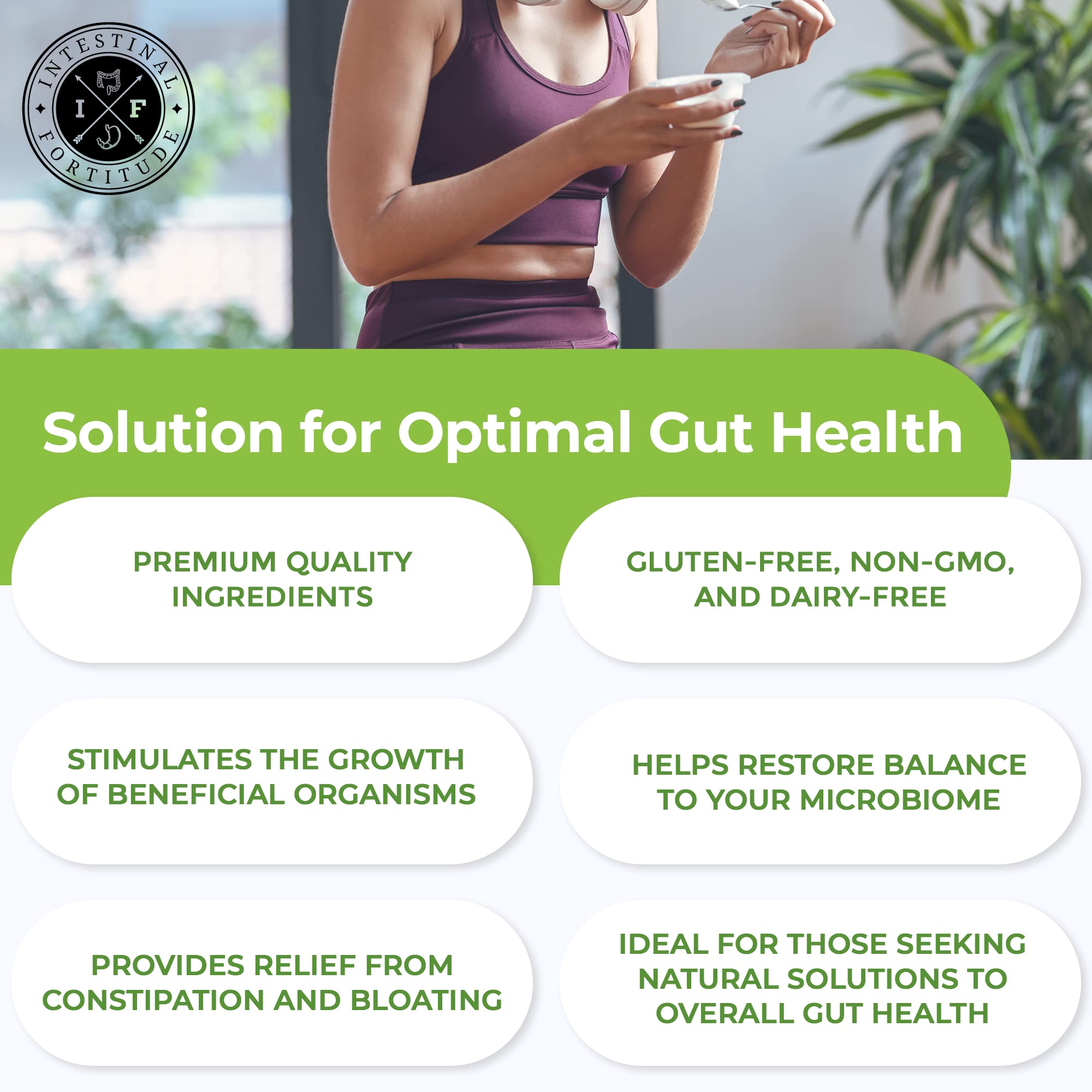 Intestinal Fortitude Phage 1 - Ultimate Gut Health Supplement, Total Restore Intestinal Defense, Patented Bacteriophage Blend for Gut Support, Digestive & Immune System Health, Destroy Bad Bacteria Intestinal FortitudeAu supplements